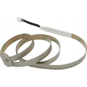 vypínač Plochý spínač s tlačítkem pro LED W15 BÍLÝ