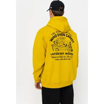 Pánská mikina Vans Moving Co HD (heritage mustard) M, žlutá