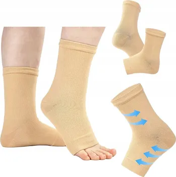 Dámské ponožky Beztlakové Ponožky AZAJ z mikrovlákna vel. 36-38 béžové