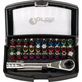 Bit Sada bitů s ráčnou, 32 dílů fortis