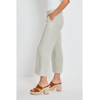 Dámské kalhoty Kalhoty Para Mi Mira 088207- L26 světle olivové lněné Velikost: 34