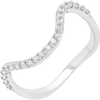 Prsten Atypický prsten s lab-grown diamanty May