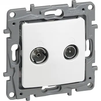 Elektrická zásuvka Anténní zásuvka nástěnná Legrand bílá