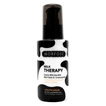 Vlasová regenerace Morfose Milk Therapy Regenerační sérum na vlasy s mléčnými proteiny, 100 ml