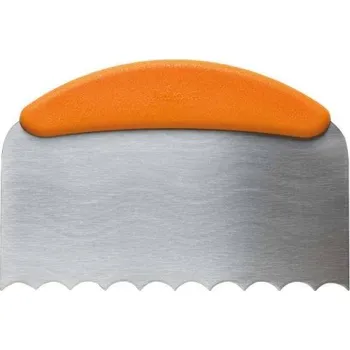 Kuchyňská stěrka Cukrářská stěrka zubatá 22,5x15cm - Decora