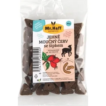 Pamlsek pro psa UGF Mr. Haff - Pamlsky pro psy JEHNĚ-MOUČNÝ ČERV (80g)