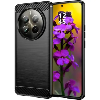 Pouzdro na mobilní telefon Zadní Kryt RCBR pro Realme 12+ plus 5G CARBON CASE černý