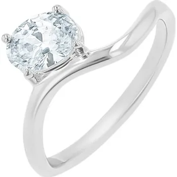 Prsten Zásnubní prsten s oválným moissanitem s výběrem velikosti Carrie