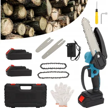 Motorová pila AKU ŘETĚZOVÁ PILA 4” 6” BEZUHLÍKOVÁ RUČNÍ PILA NA VĚTVE