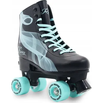 Kolečkové brusle Nastavitelné Kolečkové Brusle RAVEN Serena Black/Mint 31-34
