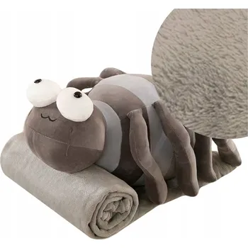 Dětská deka DEKA 100x160 s polštářem, plyšová hračka, mazlíček pro děti – dečka a plyšák MEDVÍDEK