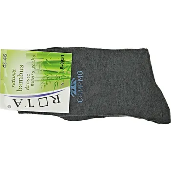 Pánské ponožky ROTA Pánské bambusové ponožky vz. 51 Velikost: 43 - 46, Barva: tmavě šedá