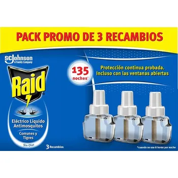 Raid Náhradní náplně do elektrického odpařovače proti hmyzu x3ks