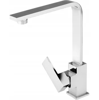 Vodovodní baterie Kuchyňská stojánková baterie Milo MILAN stříbrná