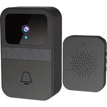 Stavební výplň Verk 27622 Bezdrátový WiFi videozvonek s kamerou, černý