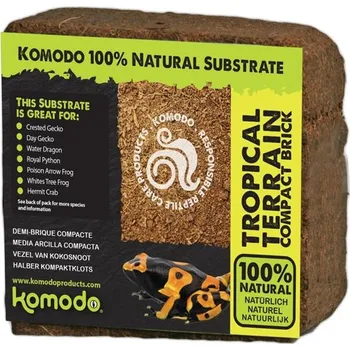 Substrát Substrát terarijní kostka Komodo 10x10x6cm