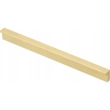 Nábytkové kování Nábytková úchytka GTV PILLAR, rozteč 160 mm, délka 190 mm, světle zlatá kartáčovaná