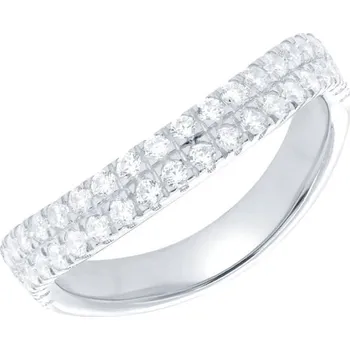 Šperk Half eternity zlatý prsten s diamanty Vilgot