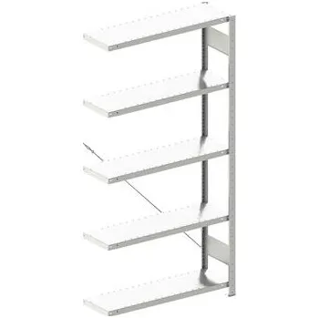 Dílenský regál META zásuvný regál nástavný 2000x1000x300 mm, nosn. 100 kg