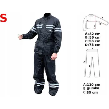 Moto bunda Nepromokavá bunda + kalhoty do deště S