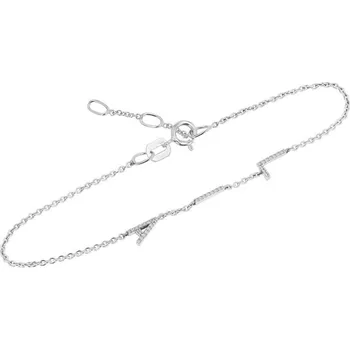 Náramek Náramek se 3 písmenky a lab-grown diamanty Anika