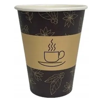 Jednorázové nádobí Papírové kelímky Love Nature 300 ml - bez příplatku SUP - 50 kusů