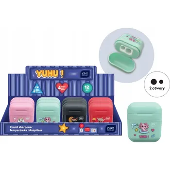 Ořezávátko Ořezávátko dvojité s nádobkou YUHU Axolot Interdruk