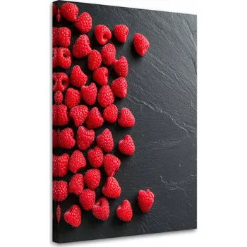 Obraz Obraz do kuchyně jídelny, Červené maliny, ovoce 80x120