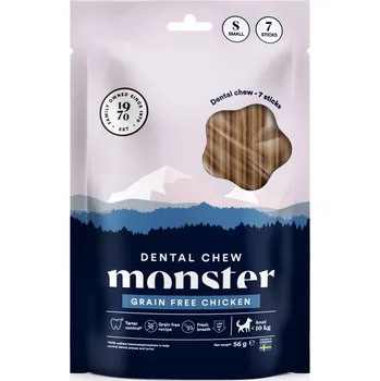 Monster Dentální tyčinky pro psy grain free Kuřecí Velikost: S