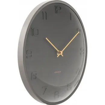 Hodiny Nástěnné hodiny Karlsson šedé 30 cm
