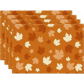 prostírání PROSTÍRÁNÍ NA STŮL PODZIMNÍ PODLOŽKA 4x OCHRANNÁ 30x45 DEKORATIVNÍ