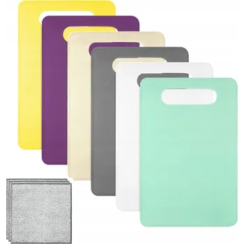 Kuchyňské prkénko DESKA DO KROJENIA ANTYPOŚLIZGOWA 6x KUCHENNA 29x19 PLAST BEZ BPA ODOLNÉ