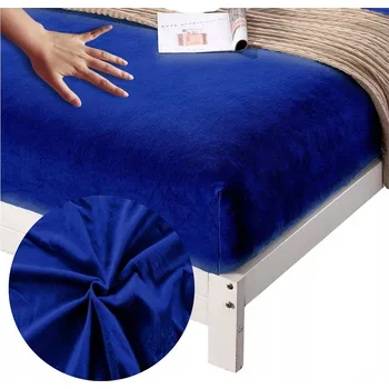 Prostěradlo PROSTĚRADLO měkké PLYŠOVÉ mikrovlákno 160x200 +28cm s gumou MEDVÍDEK CHRPA