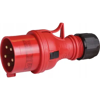 Elektrická zásuvka Silová zástrčka 32A 5P kulaté kolíky GPP 32/5 Elektromet