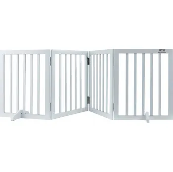 ohrádka pro psa Zábrana na dveře Vevor bílá