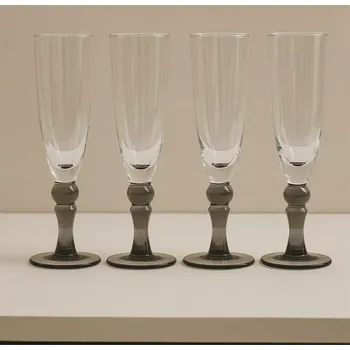 Sada nádobí House Doctor Meyer sklenice na šampaňské, sada 4 ks