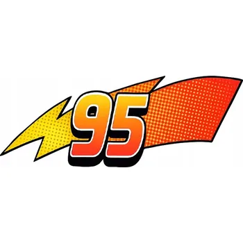 Samolepicí dekorace na vozidlo NÁLEPKA na Auto | BLESK Závod BLESK RAJD KJS FÓLIOVÁ 15x6