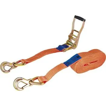 Upínací popruh Poutací popruh dvoudílný s ráčnou a karabinou, 5000 kg, 8 m