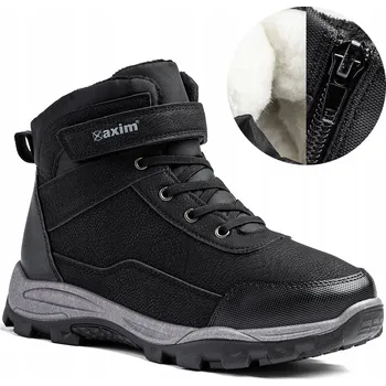 Dívčí zimní obuv Axim dětské sněhule černé velikost 27