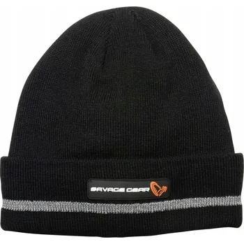 Čepice Zimní čepice Savage Gear Reflex Beanie černá vel. univerzální