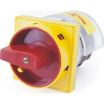 vypínač VAČKOVÝ PŘEPÍNAČ ZATABULKOVÝ 25A 0-1 3P PÁČKA S MOŽNOSTÍ UZAMČENÍ APATOR 4G25