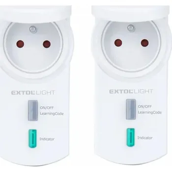 Elektrická zásuvka Elektrická Zásuvka dálkově ovládaná Extol bílá