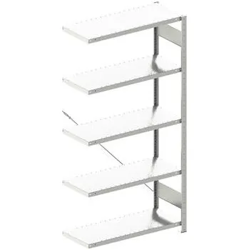 Dílenský regál META zásuvný regál nástavný 2000x1000x400 mm, nosn. 100 kg