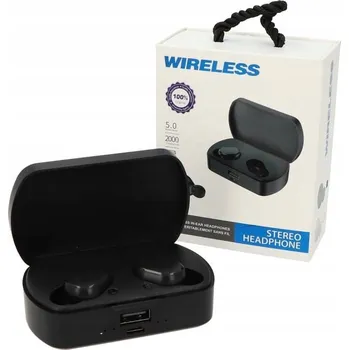 Sluchátka BEZDRÁTOVÁ SLUCHÁTKA TWS BUDS S POWERBANKOU