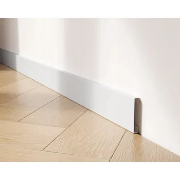 soklová lišta Lišta Szklane Mozaiki nerezová ocel 12 x 60, délka 270 cm, bílá