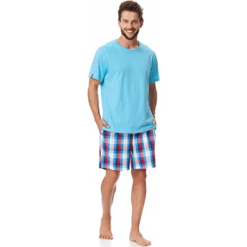 Pánské pyžamo Key Pánské pyžamo letní, pánské pyžamo s krátkým rukávem, velikost XL