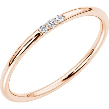 Prsten Prsten se třemi diamanty Sia