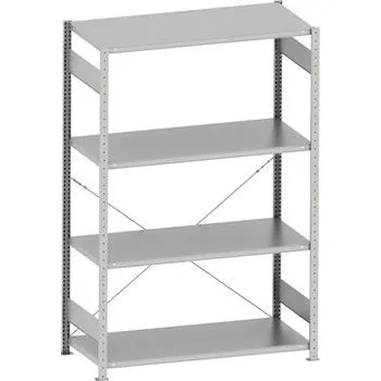 regál META zásuvný základní regál 2000 x 1300 x 600 mm 4 police 230 kg