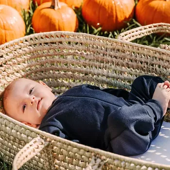 Kojenecký overall Eevi overal z merino vlny modrý