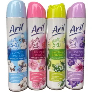 Osvěžovač vzduchu ARIL Osvěžovač Vzduchu ve Spreji VELKÁ SADA 4ks x 300ml